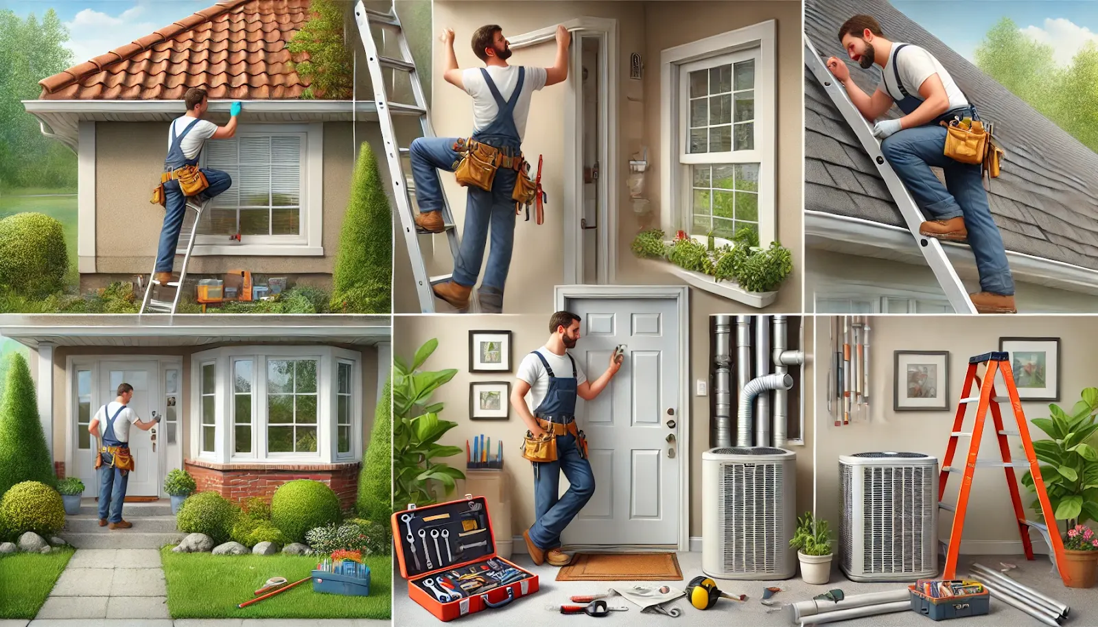 Examples of home maintenance